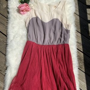 Three colored dress👗